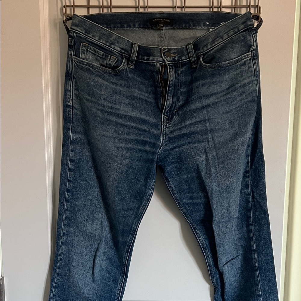 Banana Republic Dark Blue Straight Jeans